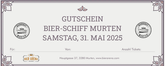 Gutschein Bier Schiff